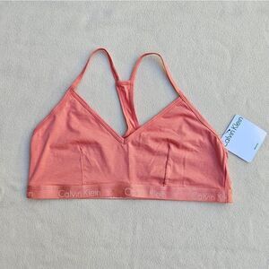 Calvin Klein Coral Bralette Size XL